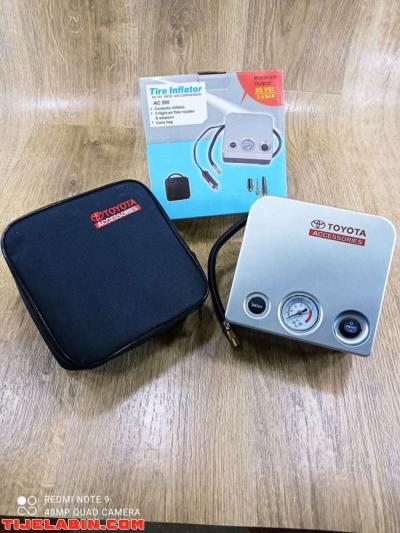 Compresseur TOYOTA 12Vمنفاخ هوئي لعجلات السيارة محمول -  ✅نو - Thumbnail 3