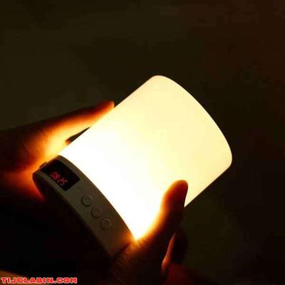 مصباح و مكبر صوت  بلوتوث متعدد ألوان - Thumbnail 5