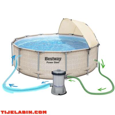 مسبح دائري396×107سم - Thumbnail 4