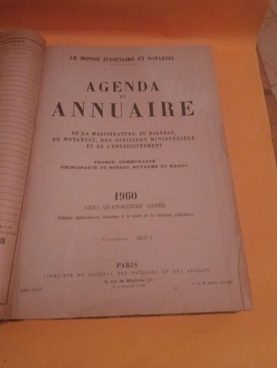 ancien agenda et annuaire - Thumbnail 2