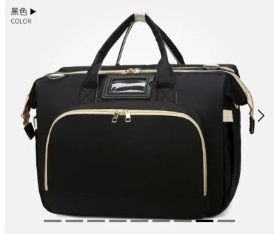 Cabas landau pliable Portable grande capacit pour bb  Noir - Thumbnail 2