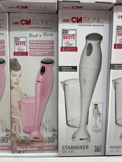 Bras Mixeur lectrique Avec Bol Gradu 05L 180W Clatronic SM 3 - Thumbnail 2