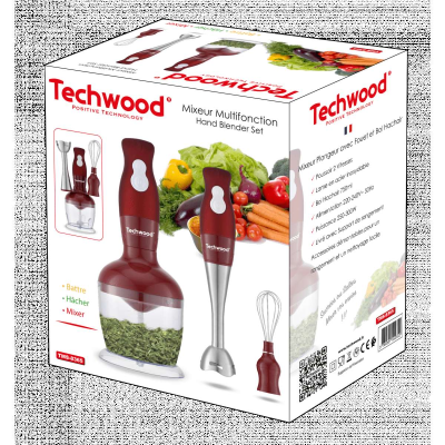 Mixeur Plongeant 3en1 300W 750mL Techwood - Thumbnail 2
