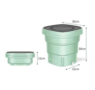 غسالة ملابس قابلة للطي بالسلة - Thumbnail 2