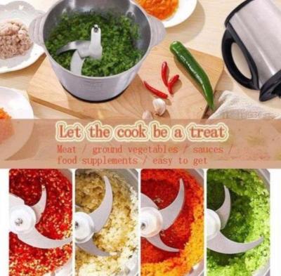 hachoir inox 2 litre 3 vitesse 4 lames - Thumbnail 2