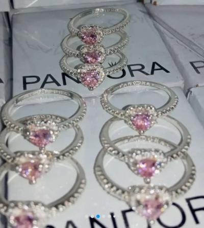 خاتم باندورا فضة Bague Pandora en argent 925 - Thumbnail 6