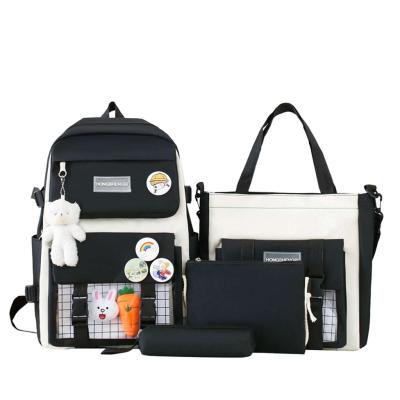 Ensemble Sac  dos Kawaii 4 pices joli sac  dos pour lcole - Thumbnail 6