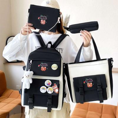 Ensemble Sac  dos Kawaii 4 pices joli sac  dos pour lcole - Thumbnail 3