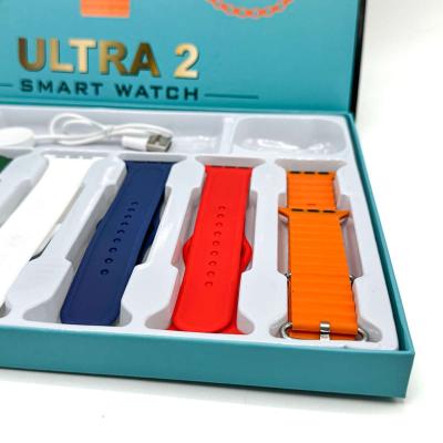 Crown Q10 Smart Watch Ultra 2 avec 7 BraceletsDcouvrez une m - Thumbnail 2