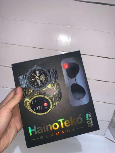 Haino Teko G12 Max Smartwatch avec 2 Bracelets et Lunettes - Thumbnail 3