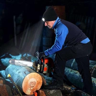 Bonnet LED Unisexe Rechargeable par USB  Gris - Thumbnail 4