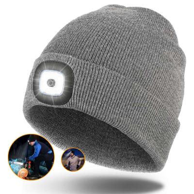 Bonnet LED Unisexe Rechargeable par USB  Gris - Alger Centre, Alger