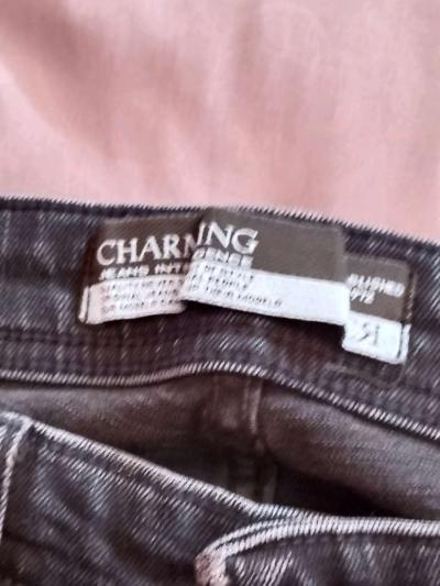 panatalon jeans charming originale denim - Thumbnail 4