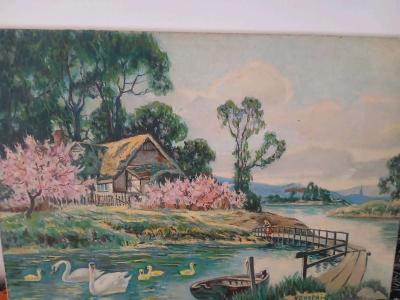 tableau avec vrai peinture de les bozar