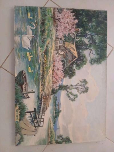 tableau avec vrai peinture de les bozar - Thumbnail 3