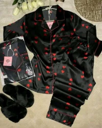 pyjama en satin - Thumbnail 3