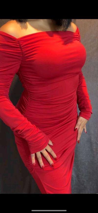 فستان ماكسي فستان ماكسي RM02 - Thumbnail 4