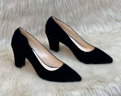 Escarpins En Daim Talons - Thumbnail 2