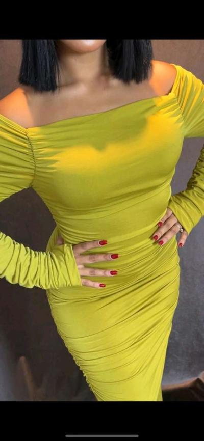 فستان ماكسي فستان ماكسي RM02 - Thumbnail 2