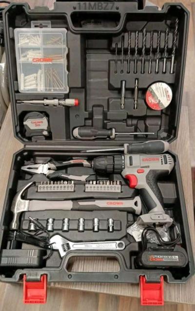 Visseuse accesoires 12v crown  126pcs - Thumbnail 2