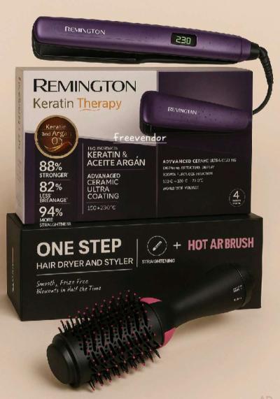 Pack lisseur REMIOGTON  Brosse one step - Thumbnail 2
