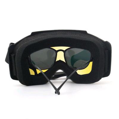 خوذة دراجة نارية مع نظارات واقية ملونة قابلة للإزالة مضادة ل - Thumbnail 6