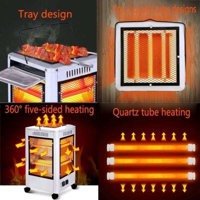 سخان كهربائي وشواية 360 درجة اقتصادي منخفض الاستهلاك 5 جوانب - Thumbnail 5