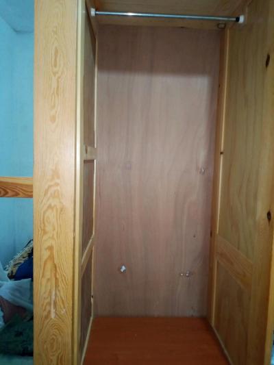 armoire deux portes bois blanc - Thumbnail 3