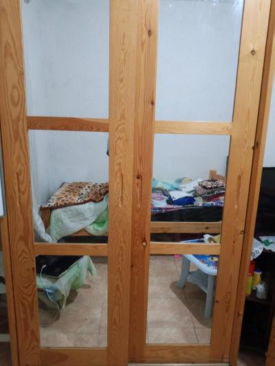 armoire deux portes bois blanc - Thumbnail 6