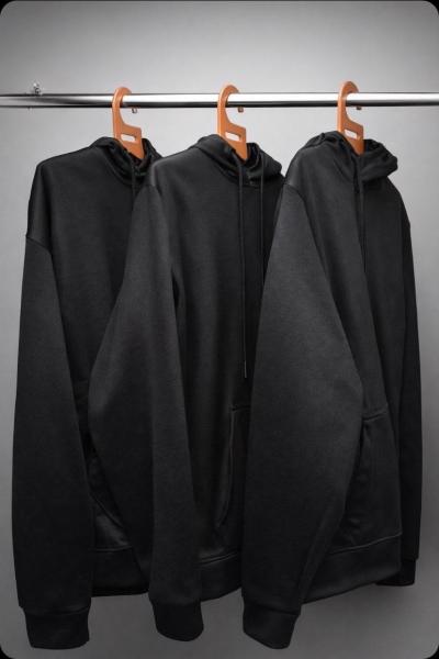 black hoodie - Thumbnail 2