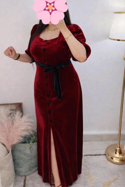 Robe Velour Rouge - Alger Centre, Alger