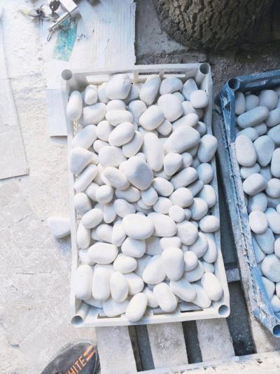 Galet Marbre Blanc AthenaGallet - Thumbnail 2