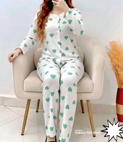 بيجامة نسائية أنيقة تهبل متوفرة بالوان جميلة - Thumbnail 4