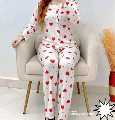 بيجامة نسائية أنيقة تهبل متوفرة بالوان جميلة - Thumbnail 2