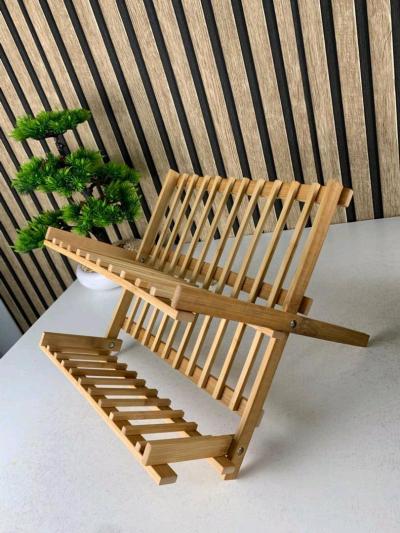 حامل اواني الغسيل  egouttoir en bambou - Thumbnail 5