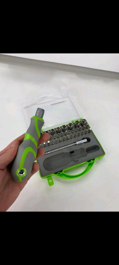 Tournevis Avec Ensemble Professionnel de Magntiques 41 Pices - Thumbnail 2