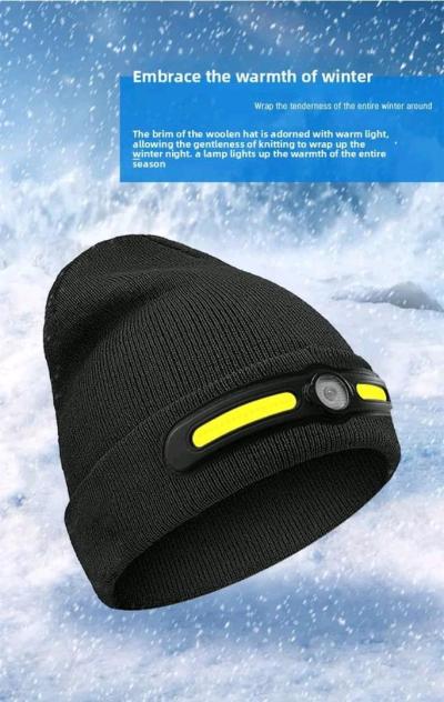 قبعة شتوية مزودة بمصباح أمامي - Thumbnail 3