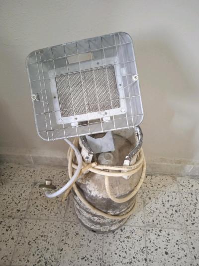 قرعة غاز مع فرن محمول