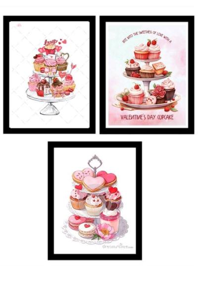 لوحات حائط للمطاعم وللمقاهي ومحلات الحلويات - Thumbnail 2