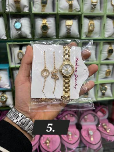 طقم نسائي ساعة و 2 براسلي - Thumbnail 5