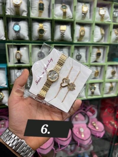 طقم نسائي ساعة و 2 براسلي - Thumbnail 6