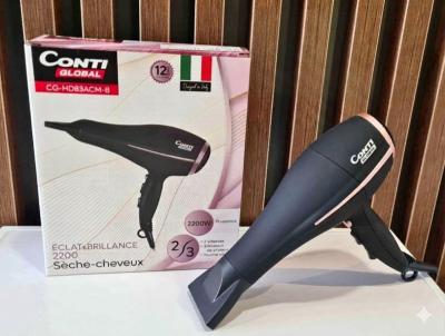 Sèche Cheveux Conti Global Noir 2200W - Thumbnail 2