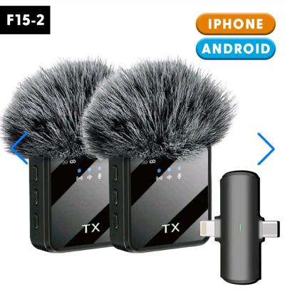 Double Microphone Sans Fil Professionnel 2en1 pour iPhone et