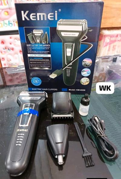 Tondeuse kemei 6559 3in1 rechargeable
