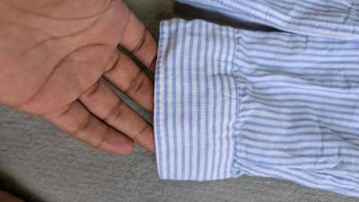 Chemise en lin et Cotton pour homme Original - Thumbnail 4
