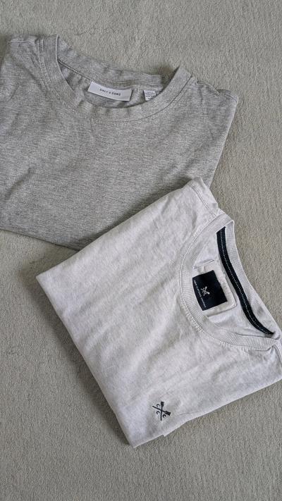 Tshirt cotton Only  Sons gris Original - Thumbnail 2