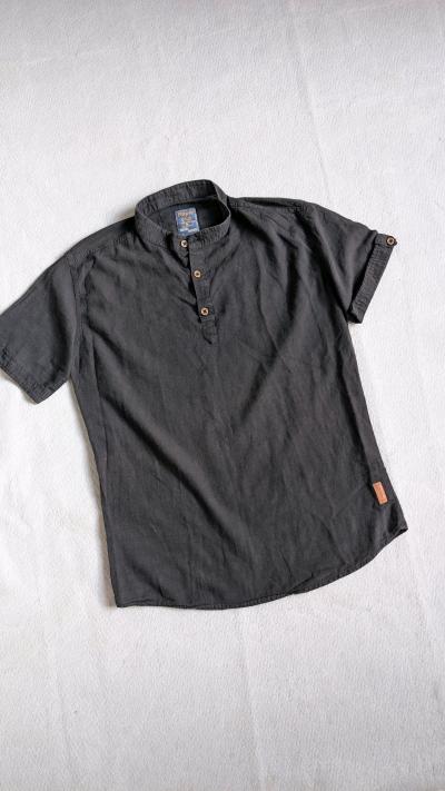 Chemise en lin pour homme Original - Thumbnail 2