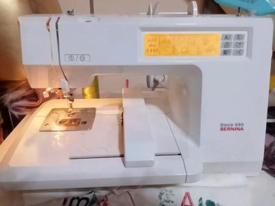 ماكنة طرز سوسرية اصلية بمحرك قوي و دقة Bernina deco 650