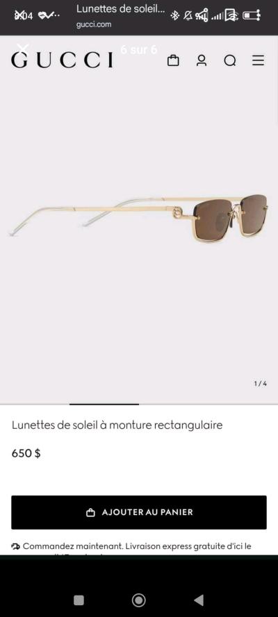lunette GUCCI Made in japan - Thumbnail 4